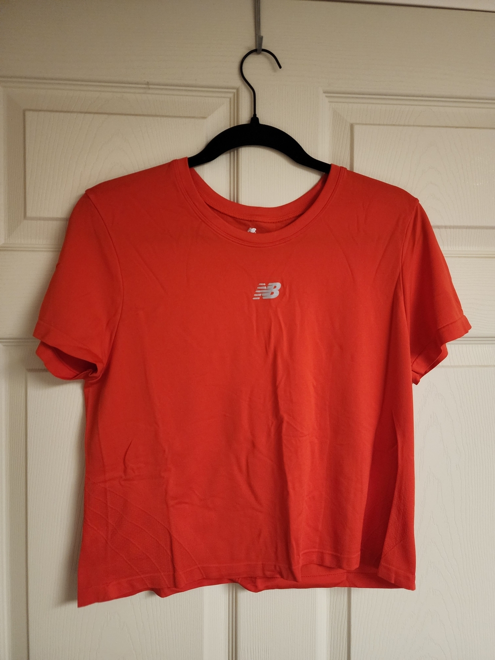 New Balance Short Sleeve Crewneck Tee - Red/Orange